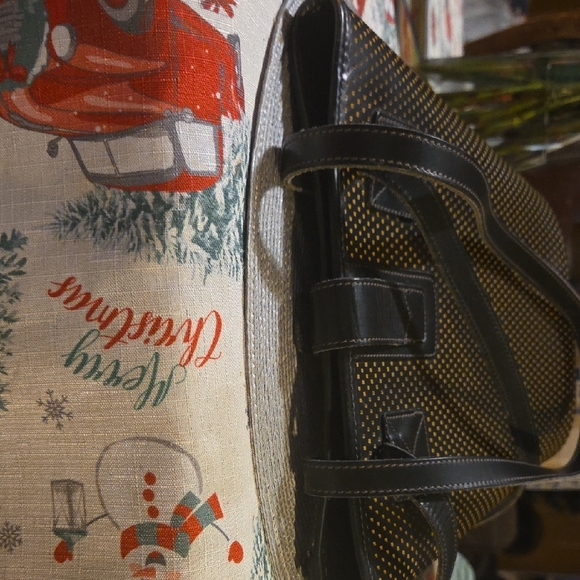 Dooney & Bourke Black and Gold Tote - Picture 10 of 14